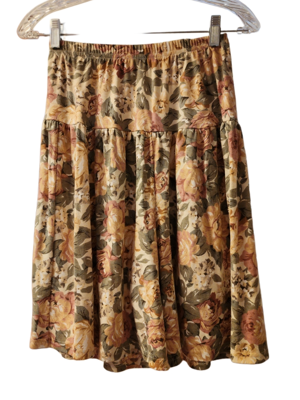 Vintage Flowy Feminine Shorts (Looks Like Skirt) Cottage Core Grandma Core Med L